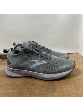 Brooks Levitate 4 Womens Size 9.5 Grey Purple Running Shoes Athletic Sneakers